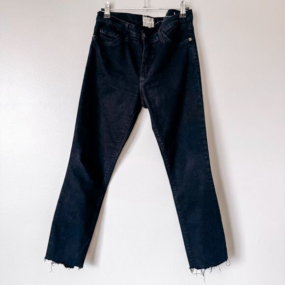 Current/Elliott The Ankle Skinny Black Size 30 - Picture 2 of 8